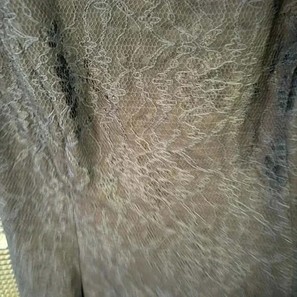 French connection navy sleeveless dress with lace overlay stunning size 12 - Picture 3 of 12